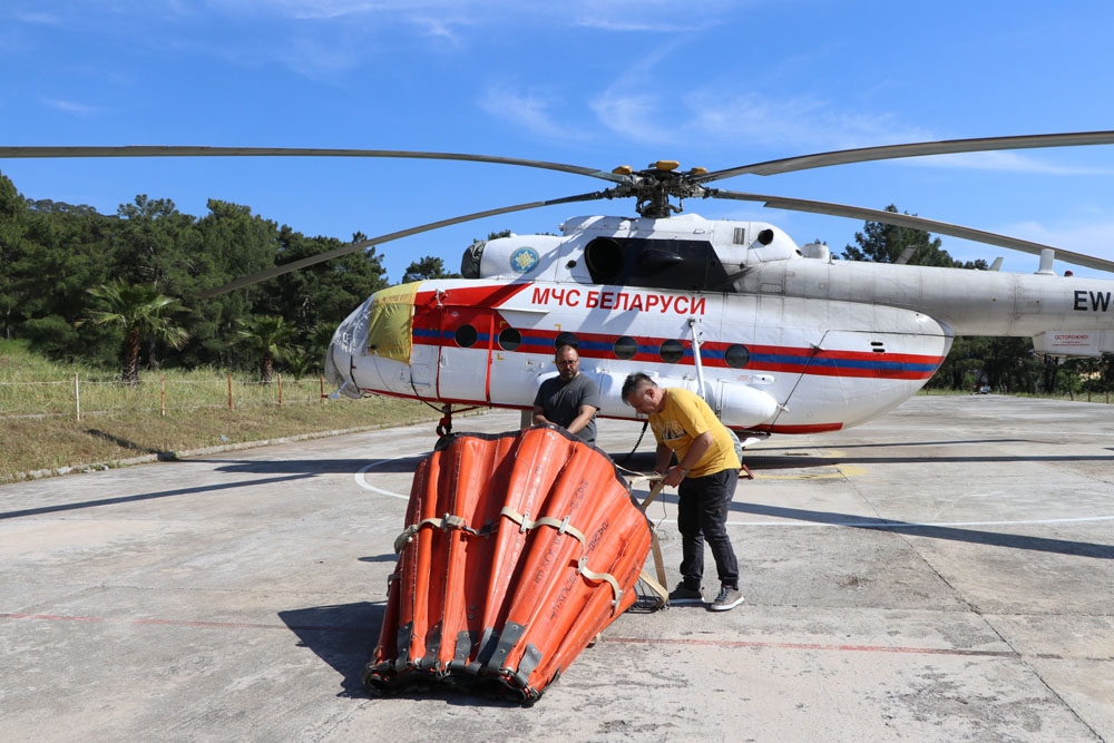 Muğla’da yangın helikopterleri göreve başladı