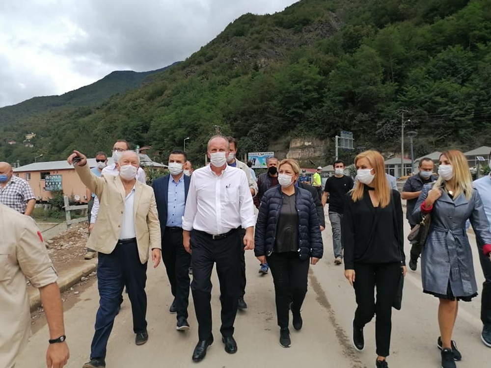 Muharrem İnce Giresun’un Dereli ilçesini ziyaret etti