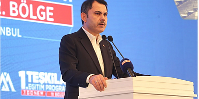 Murat Kurum memurlarla buluştu..