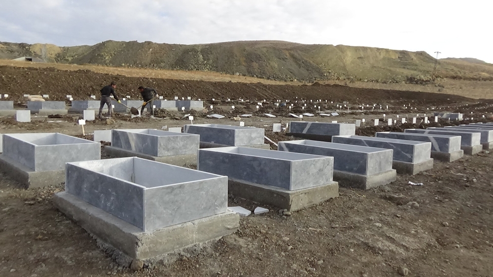 Muşta 2 Bin 128 Mezarın Nakil İşlemi Başlatıldı