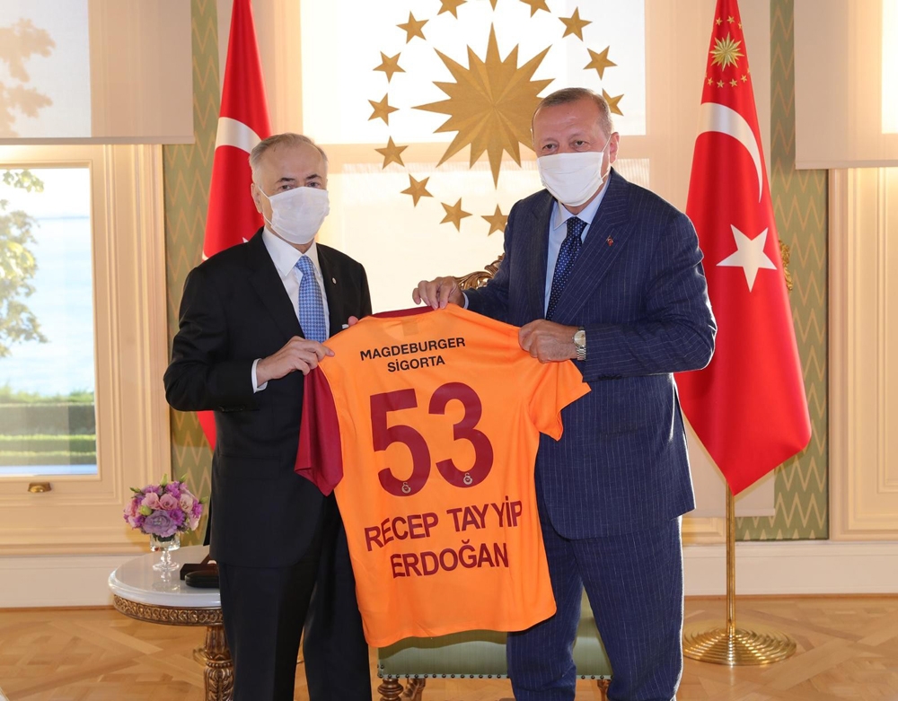 Mustafa Cengiz’den Cumhurbaşkanı Recep Tayyip Erdoğan’a ziyaret