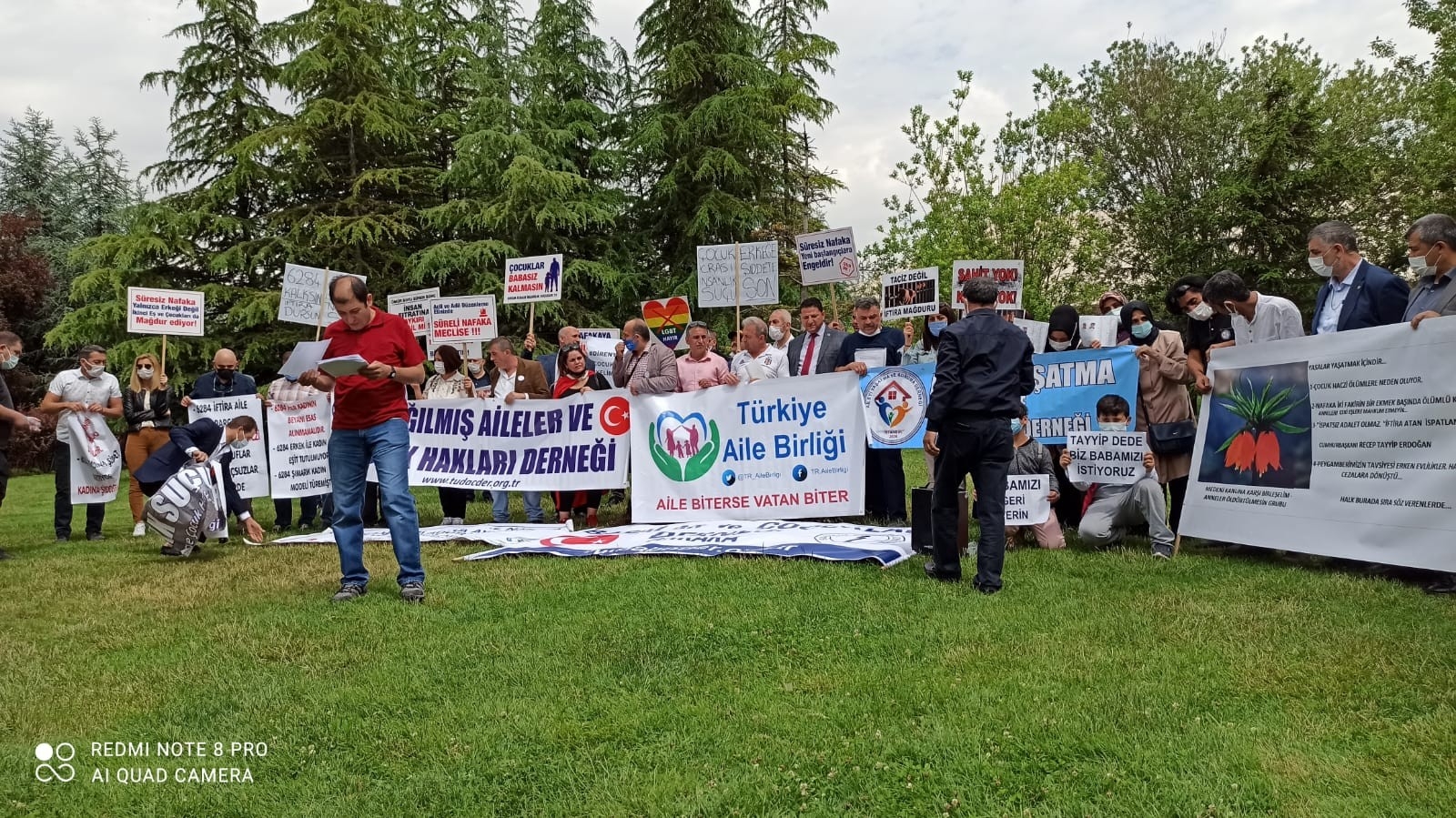 Nafaka mağdurları Ankara’da