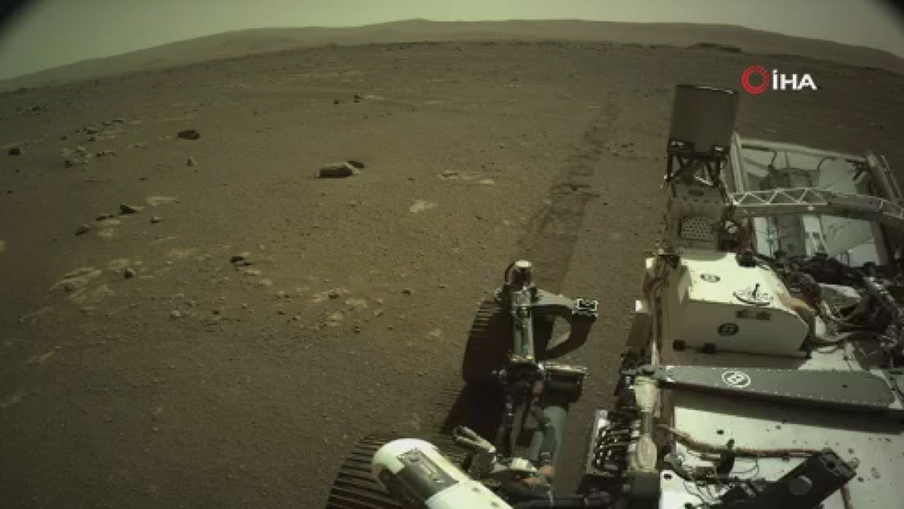 NASA, Mars kaşifinin yüzeydeki ilerleyişinin ilk sesini yayınladı