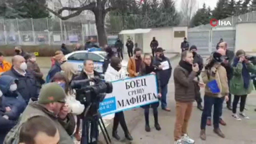 Navalny’nin serbest bırakılması için Bulgaristan’da gösteri düzenlendi
