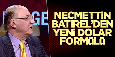 Necmettin Batırel’den doların düşmesi için yeni formül