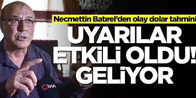 Necmettin Batırel Doları olanları üstüne basa basa uyardı! Geliyor..