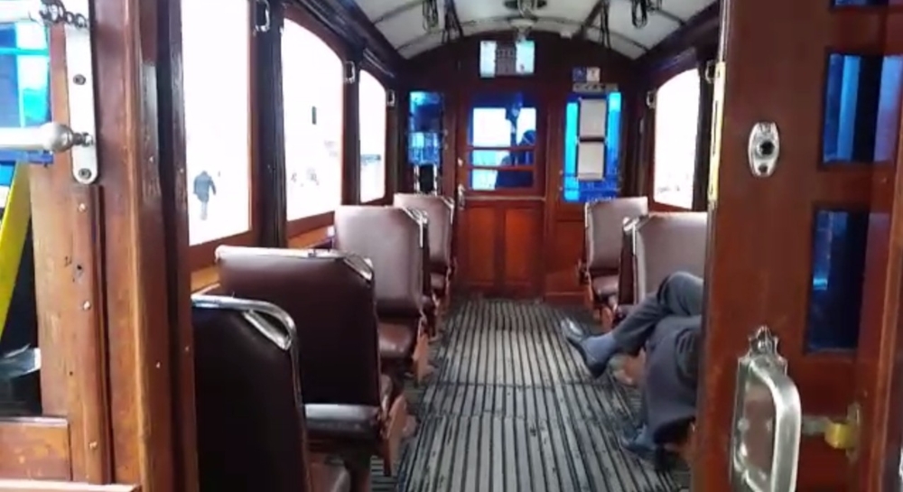 Nostaljik tramvay boş kaldı