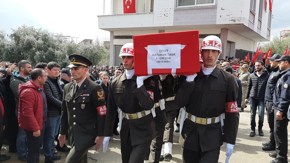 Osmaniyeli şehit uzman çavuş son yolculuğuna uğurlandı