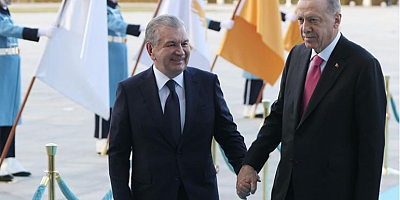 Özbekistan Cumhurbaşkanı Ankara'da... 
