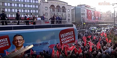 Özgür Özel'in Bursa Osmangazi mitingine sadece 100 kişi katıldı!