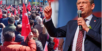 Özgür Özel, memleketi Manisa'da boş meydana konuştu