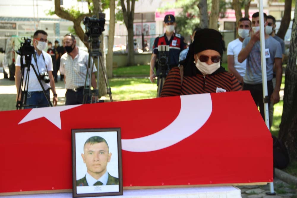 Patlama şehidi Manga son yolculuğuna uğurlandı