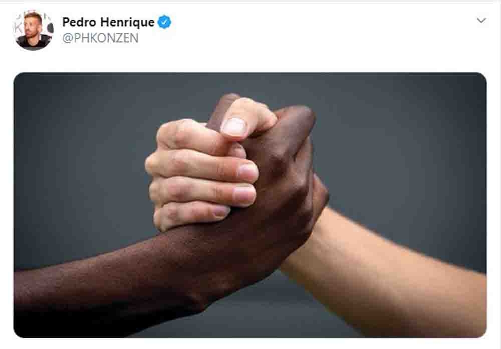 Pedro’dan ırkçılık paylaşımı