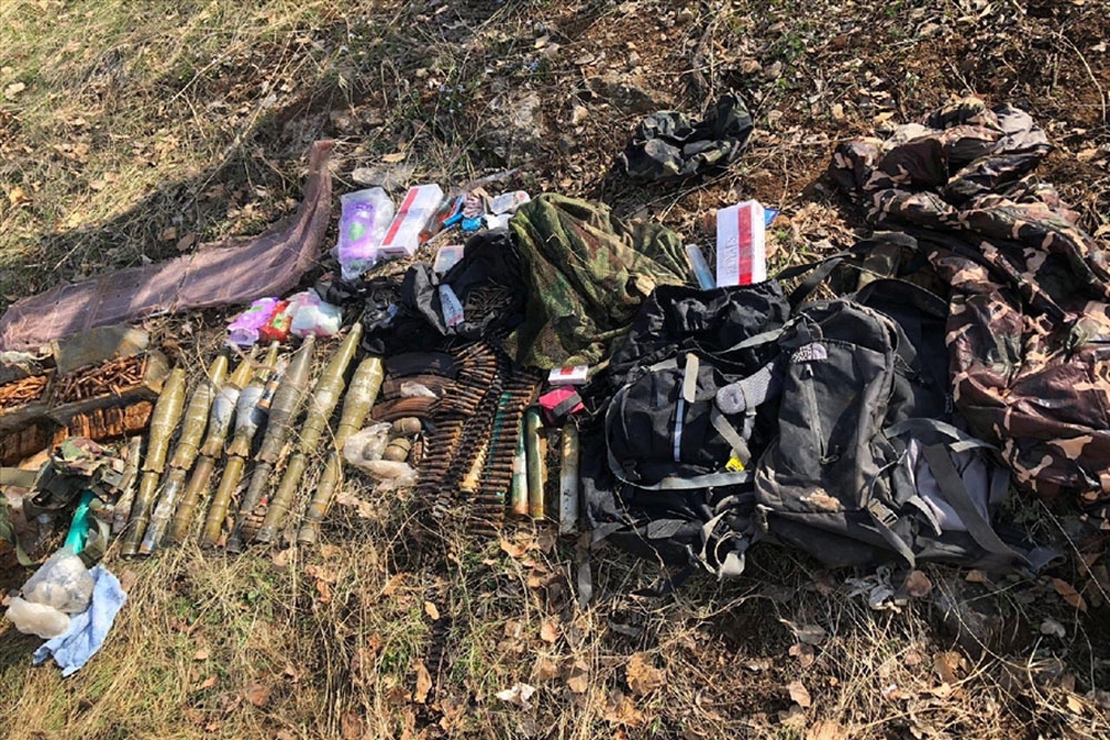 Pençe-Kaplan operasyonunda çok sayıda yeni silah ve mühimmat ele geçirildi