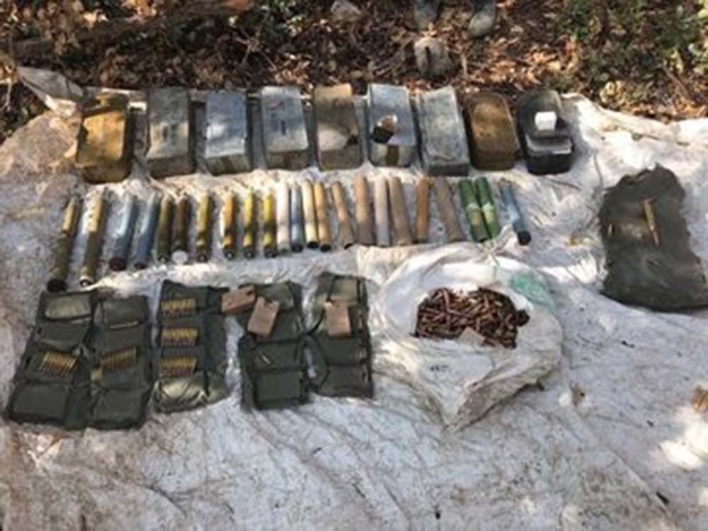 Pençe-Kaplan Operasyonu’nda silah ve mühimmat ele geçirildi