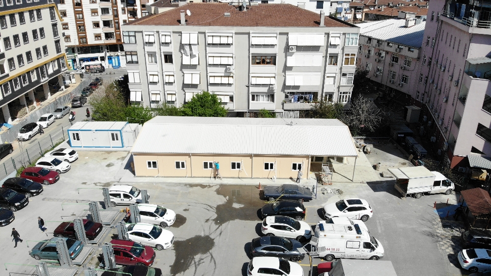 Pendik Devlet Hastanesi’nin geçici ek hizmet binası tamamlandı