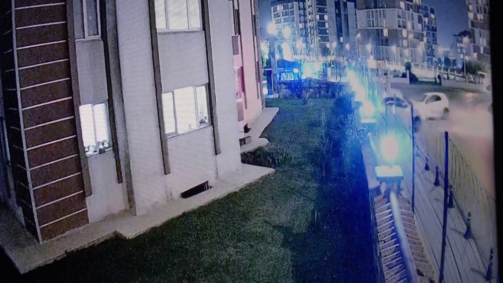 Pendik’te bir kişinin yaralandığı kaza güvenlik kamerasında