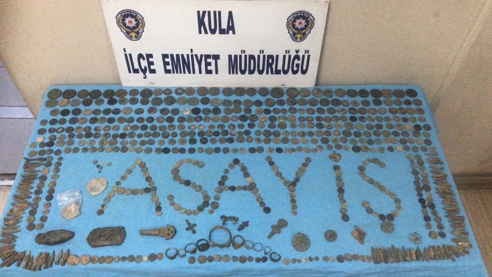 Piyasa değeri 2 milyon TL olan tarihi eser ele geçirildi