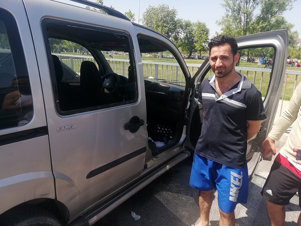 Plaja gelen vatandaşlara hırsızlık şoku