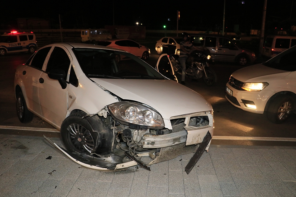 Polisten kaçarken kaza yapıp yakalandı