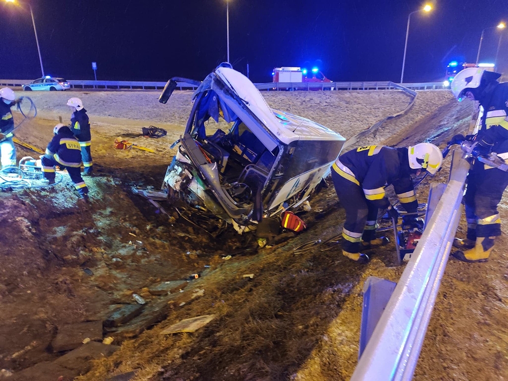 Polonya’da Ukraynalıları taşıyan otobüs kaza yaptı: 1 ölü, 4 yaralı
