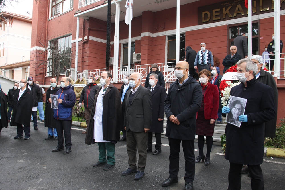 Prof. Dr. Feriha Öz için Cerrahpaşa Tıp Fakültesi’nde hüzünlü tören
