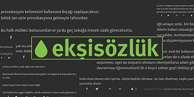 Provokasyonun merkezi Ekşi Sözlük