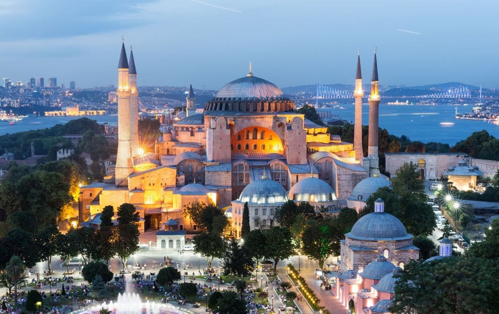 Putin ve Miçotakis, Ayasofya’yı görüştü