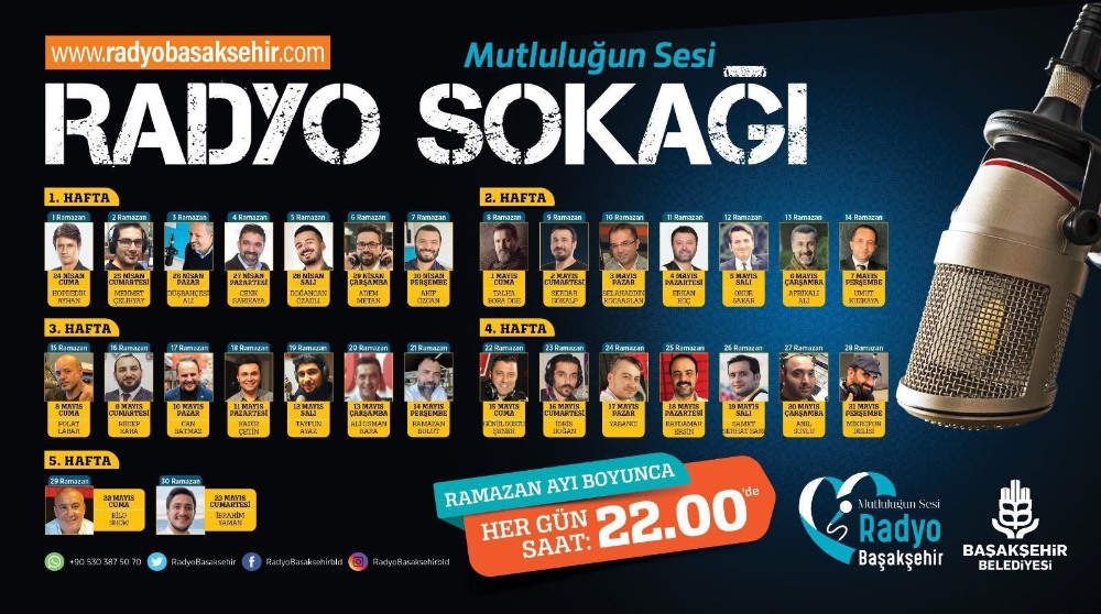 Radyo Başakşehir, Ramazan ayının manevi havasını dinleyicilerle buluşturacak