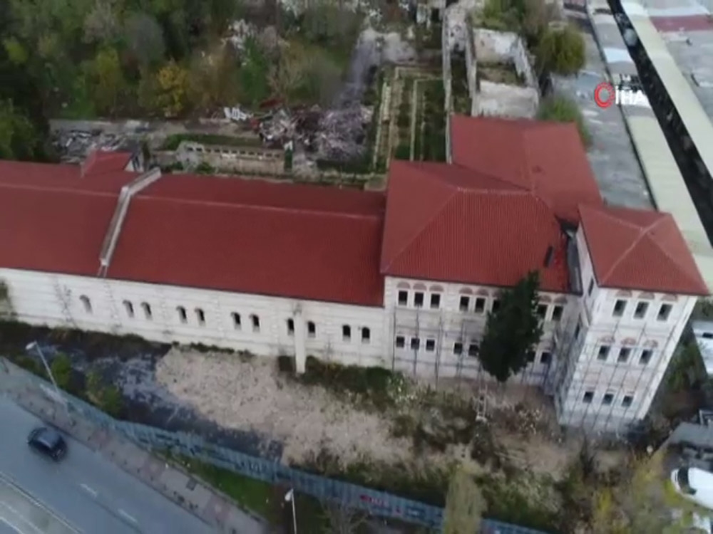 Rami Kışlasındaki Son Durum Havadan Görüntülendi