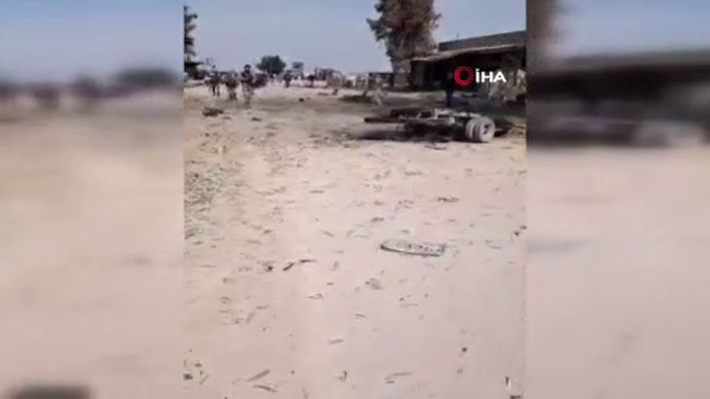 Rasulayn’da bomba yüklü araç patladı