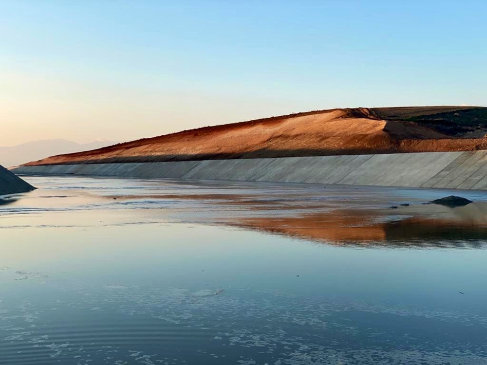 Reyhanlı Barajında su tutuldu