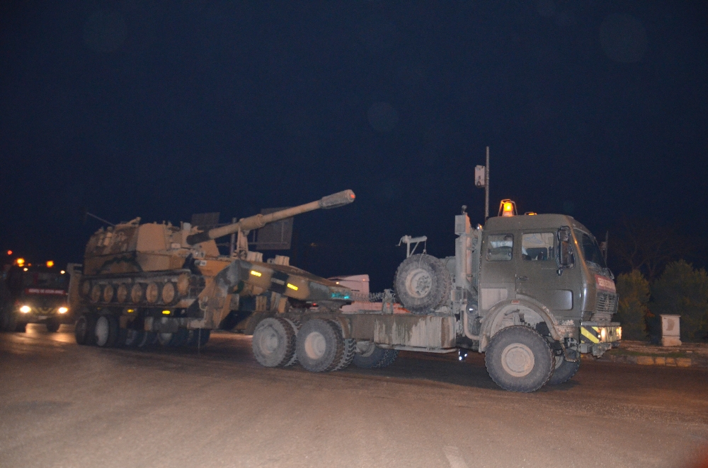 Reyhanlı sınırına tank sevkiyatı