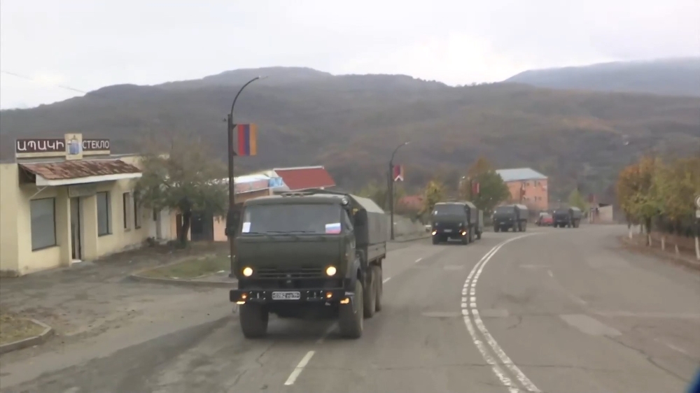 Rus Barış Gücü askerleri Dağlık Karabağ’da devriyelere başladı