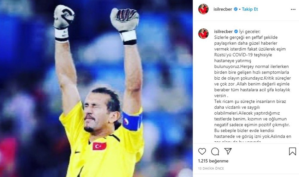 Rüştü Reçber koronavirüse yakalandı