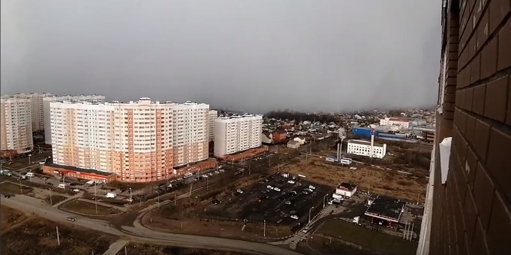 Rusya’da kar fırtınası görüntülendi