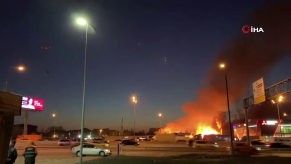 Rusyada Korkutan Yangın