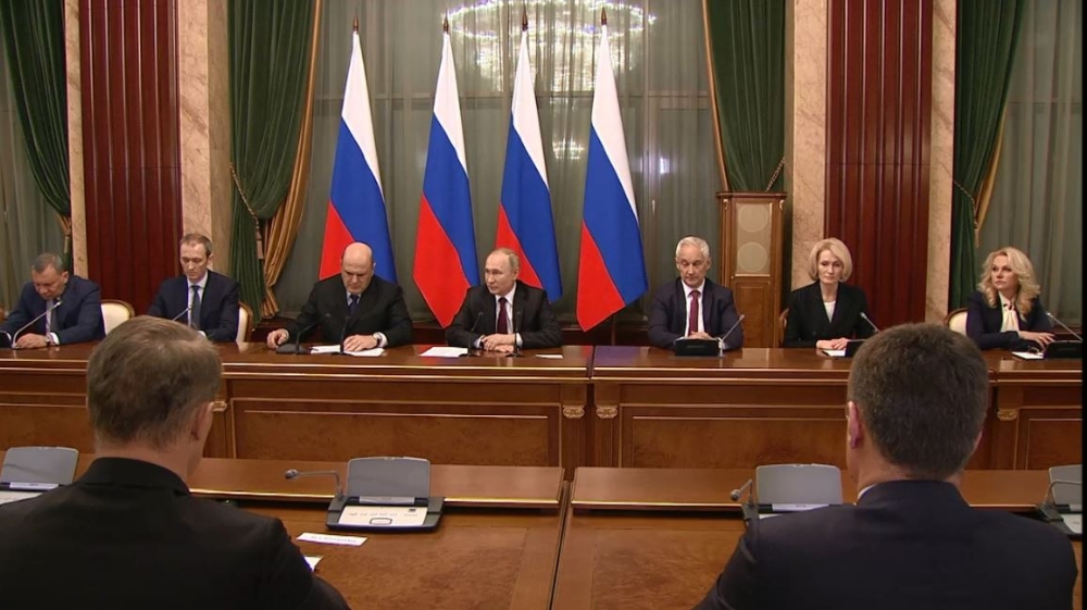 Rusya’nın yeni Başbakanı Mişustin, Putin’e yeni kabineyi tanıttı