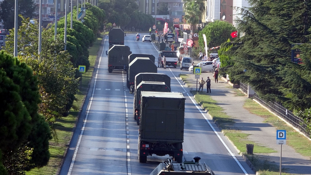 S-400’leri taşıyan ikinci konvoy Samsun’dan geçti