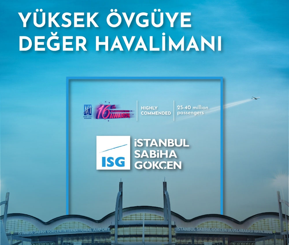 Sabiha Gökçen, “Yüksek Övgüye Değer Havalimanı” seçildi