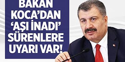 Sağlık Bakanı Fahrettin Koca: 1 milyon 44 bin 263 kişi bugün aşı yaptırdı