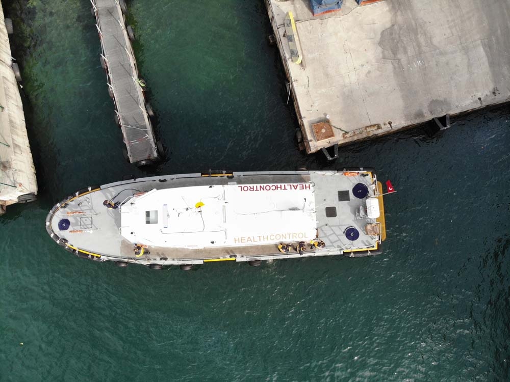 Sağlık Bakanlığı korona virüse karşı limanlarda denetimlerini sürdürüyor