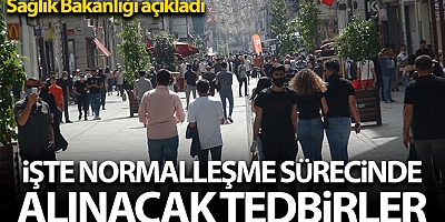 Sağlık Bakanlığı normalleşme sürecinde alınacak tedbirleri açıkladı