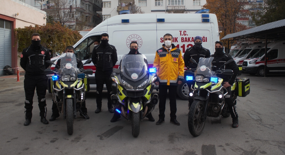 Sağlık Bakanlığı’nın iki tekerli ambulansları: Motosiklet Ambulanslar