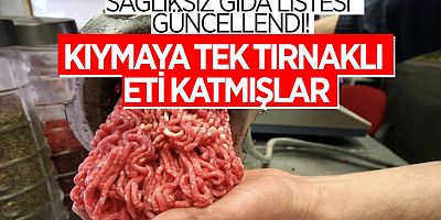 Sağlıksız gıda listesi güncellendi! Dönere sakatat kattılar! 
