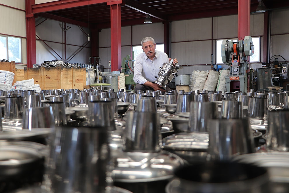 Samsun’da üretilen semaverler dünyaya satılıyor