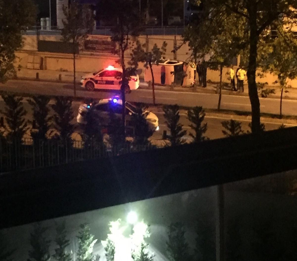 Sancaktepe’de korkutan kaza