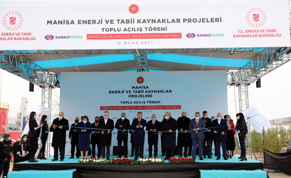 Sanko Enerji Salihli JES törenle açıldı