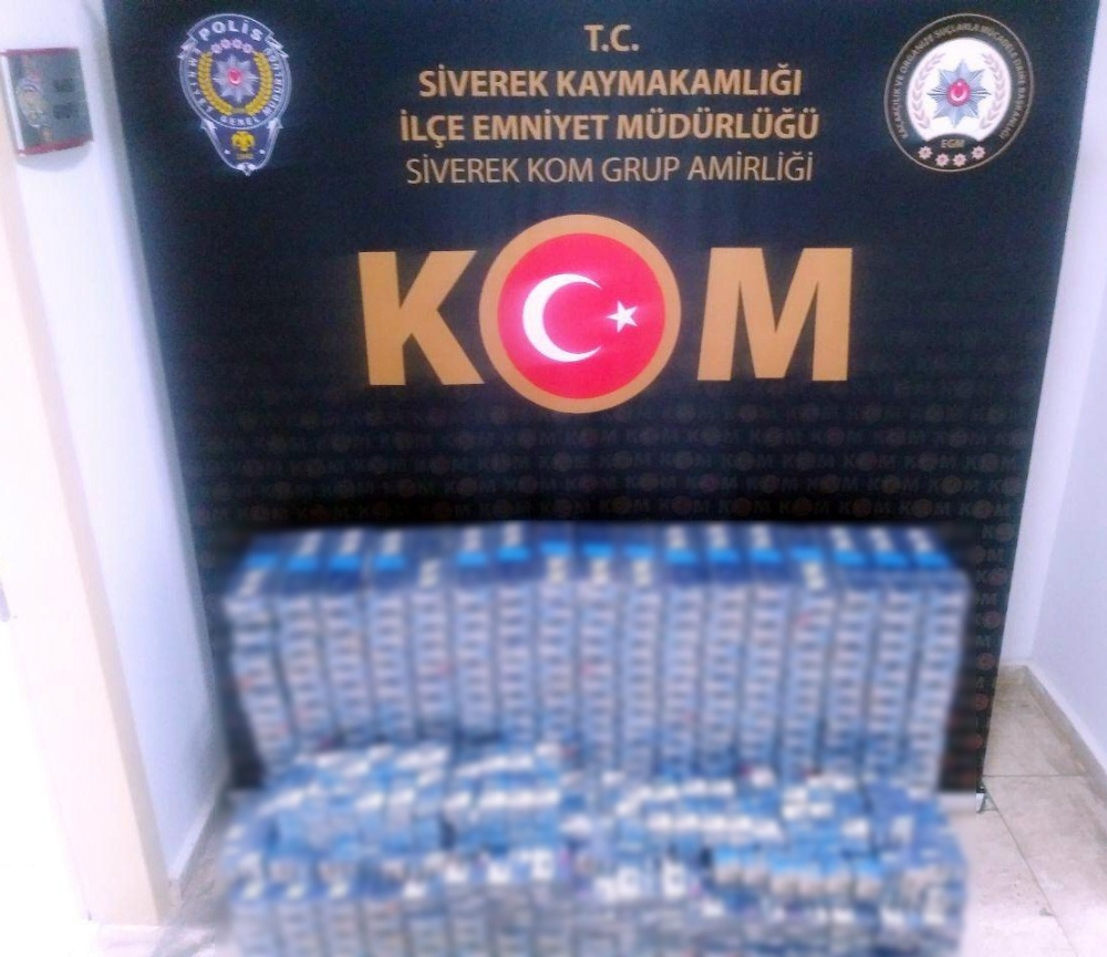 Şanlıurfada Kaçak Sigara Operasyonu