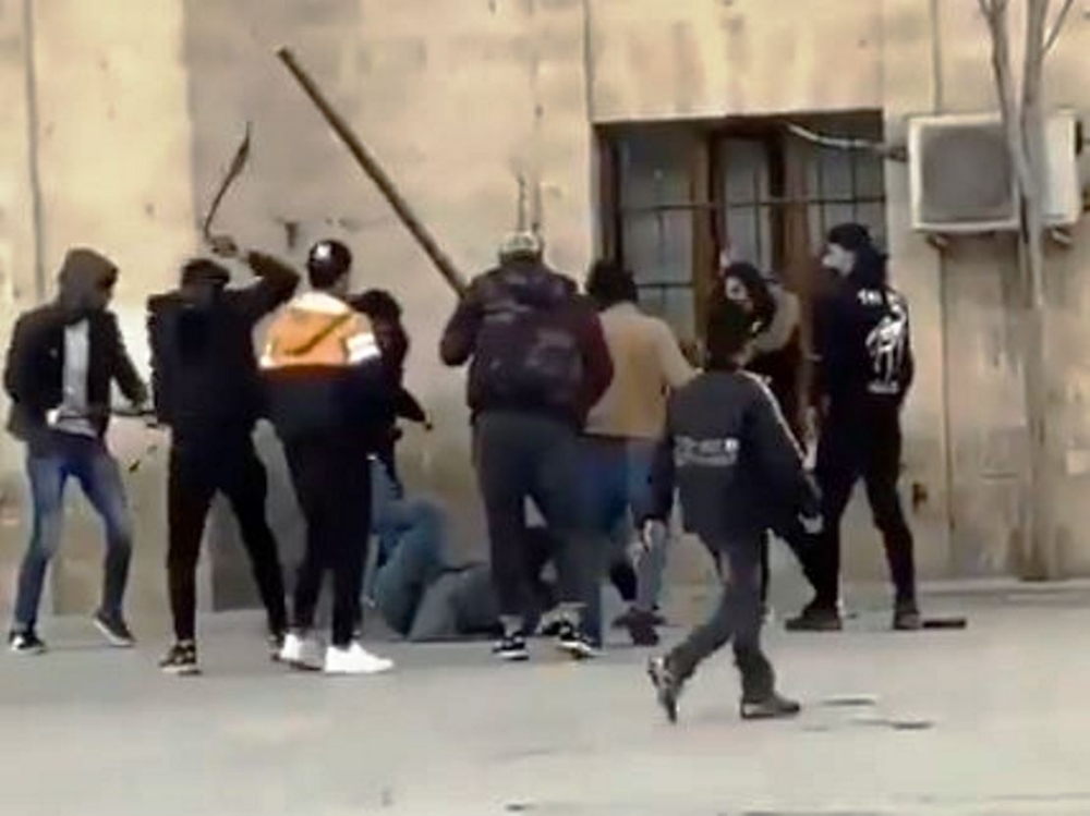 Şanlıurfa’da meydan dayağı kamerada